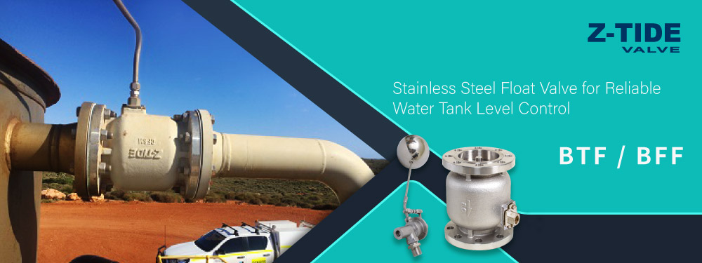 Float Valve outdoor installation in Australia Z-Tide Float Valve outdoor installation in Australia