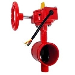 UL Grooved Type Butterfly Valve with Signal Switch